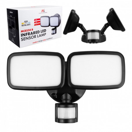 Here is a detailed product overview for the Maclean MCE524 LED Wall Lamp with PIR Sensor