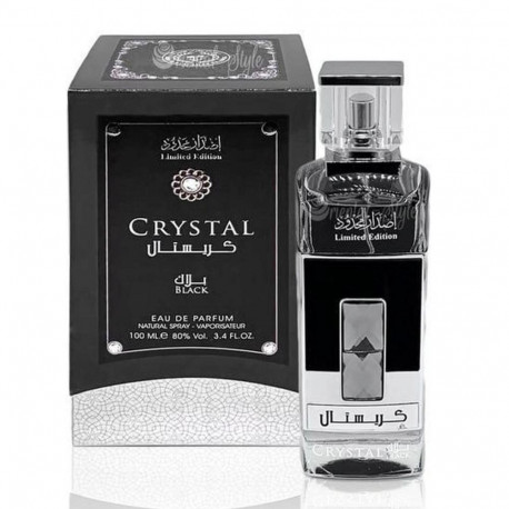 AL ZAAFARAN CRYSTAL BLACK EAU DE PARFUM 100ML VAPORIZADOR