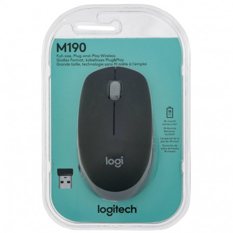 Logitech hiir M190 (910-005906) (910005906), keskhall