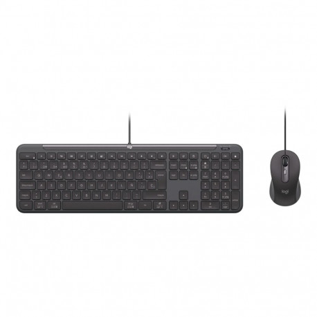 LOGITECH Signature Slim MK620 Wired Combo for Business - GRAPHITE - US INT'L - USB - N/A - INTNL-973