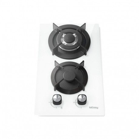 ISEASY MGBG-312A gas hob, 2 burners (white)