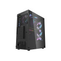 Darkflash DK352 Plus computer case (black) + 4 RGB fans