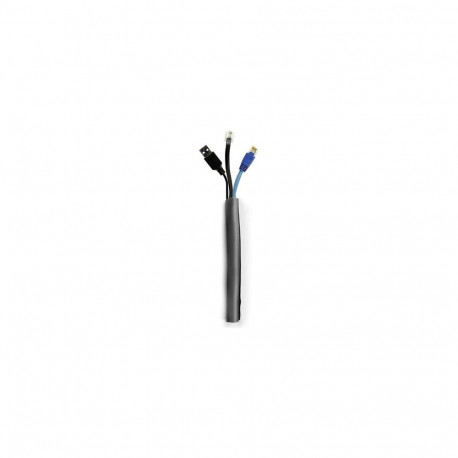 MULTIBRACKETS universaalne kaablikate isekinnituva must 25m