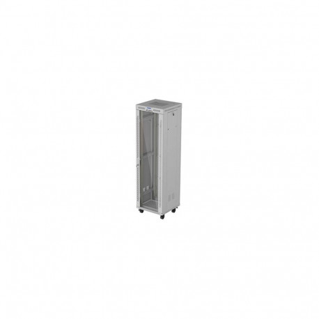 LANBERG serverikapp V2 19" vabaltseisev 42U/600x600 (lamepakendis) klaasuksega LCD, hall
