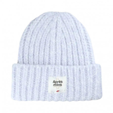 Czapka damska 4F F572 jasny fiolet melanż 4FWAW25ACAPF572 52M