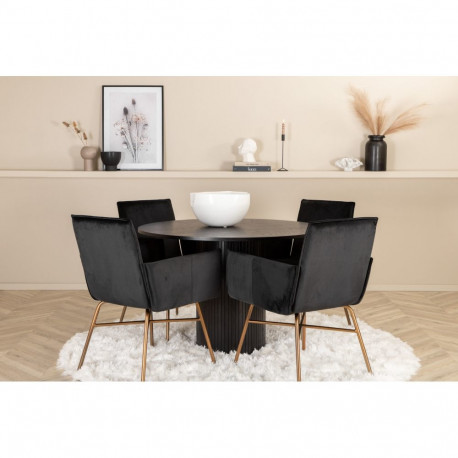 Söögilaua komplekt BIANCA&PETRA 4 tooliga