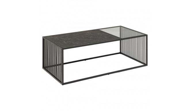 Diivanilaud STRINGTON ristkülikukujuline, must