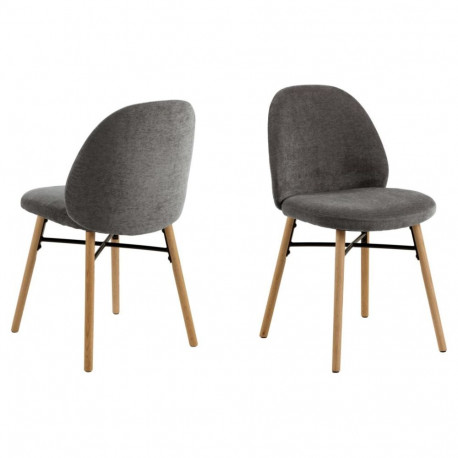 Söögitool SOPHIA, tumehall