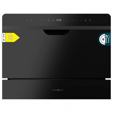 Cecotec Semi-Integrated Dishwasher Bolero Aguazero 2500 S-BI, 6 Place Settings, 48 dB
