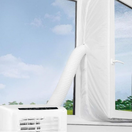 Cecotec Universal Window Insulation Kit 163x35 cm for Air Conditioner, White Polyester