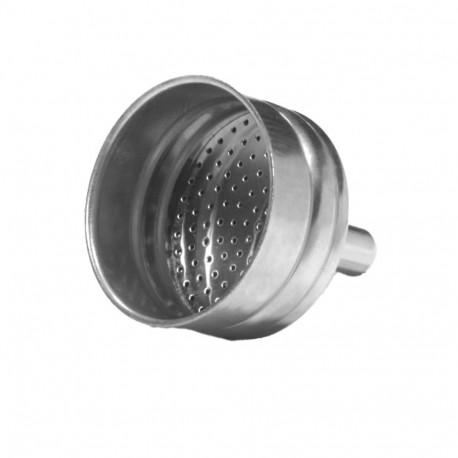 Cecotec Funnel for Italian Coffee Maker Piccolina Aluminum 6 Cups Silver