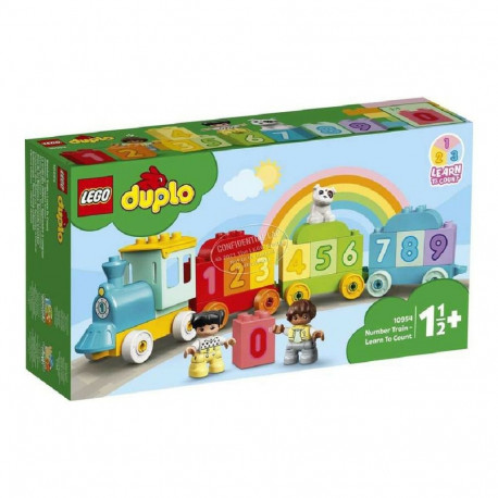 Konstruktsioon komplekt Duplo Number Train Lego 10954 Mitmevärviline 23 Tükid, osad (23 pcs)