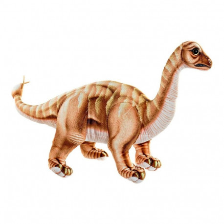 Pehme mänguasi DKD Home Decor Pruun Alumiinium Laste Dinosaurus