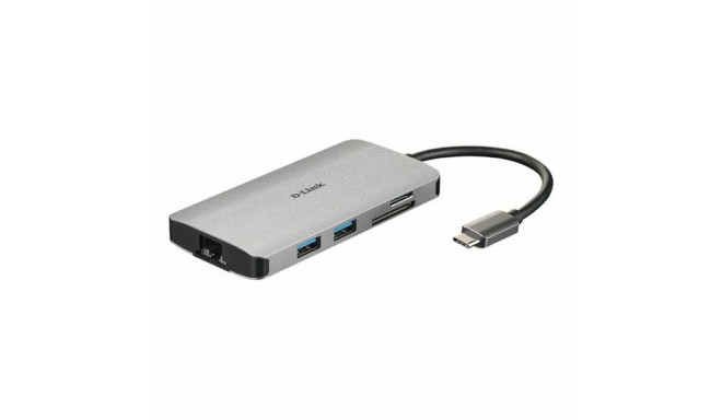 USB Hub C D-Link DUB-M810 Silver