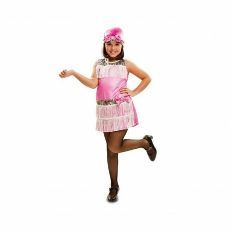 Costume for Children My Other Me Pink Charleston - 7-9 Years