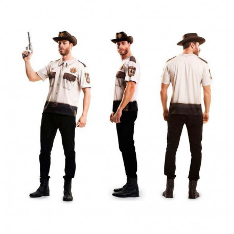 Costume for Adults My Other Me Sheriff Police Officer - M