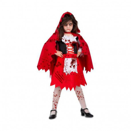 Costume for Children My Other Me Bloody Little Red Riding Hood Red - 7-9 Years
