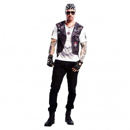 Costume for Adults My Other Me Hell Boy Biker - S