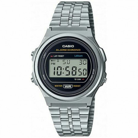 Unisex Kell Casio A171WE-1AEF Hõbedane