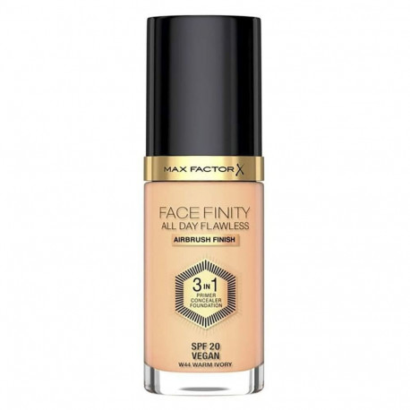 Meigi aluskreem Max Factor Facefinity Nº 44-warm ivory Spf 20 30 ml 3-in-1