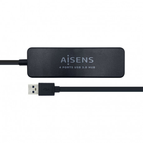 USB Hub Aisens A106-0399 Black 3600 W