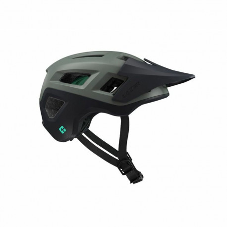 Adult's Cycling Helmet Lazer Coyote KinetiCore Dark green L