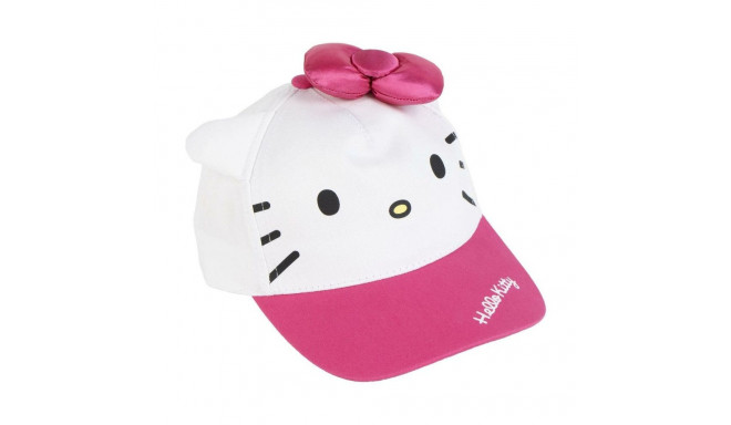 Child Cap Hello Kitty White
