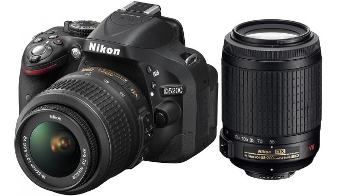 Nikon D5200 + 18-55 мм VR + 55-200 мм VR