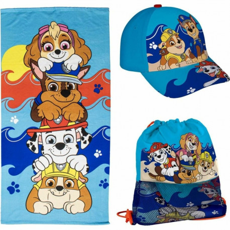 Beach Towel The Paw Patrol Blue 33 x 27 x 7 cm