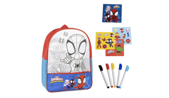 School Bag Spidey Red