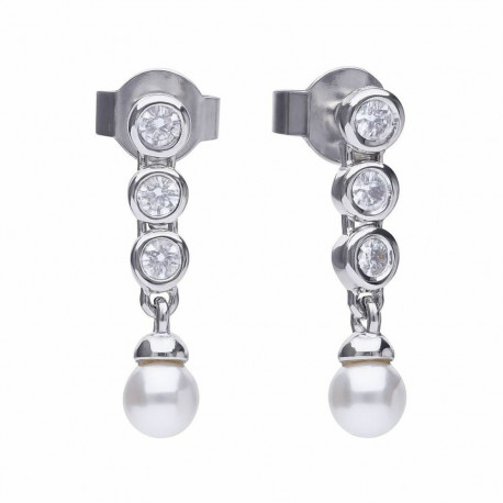 Ladies' Earrings Diamonfire 6218571111 3 cm