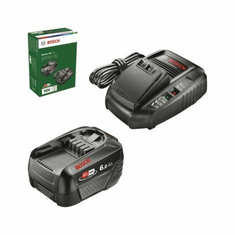 Charger and rechargeable battery set BOSCH AL18-44 6 Ah 18 V