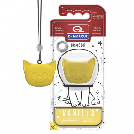 Auto Õhuvärskendaja Dr Marcus COSMIC CAT VANILLA Vanilje Plastmass