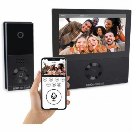 Nutikas Smart Video-Porter SCS SENTINEL VisioWifi Must noir