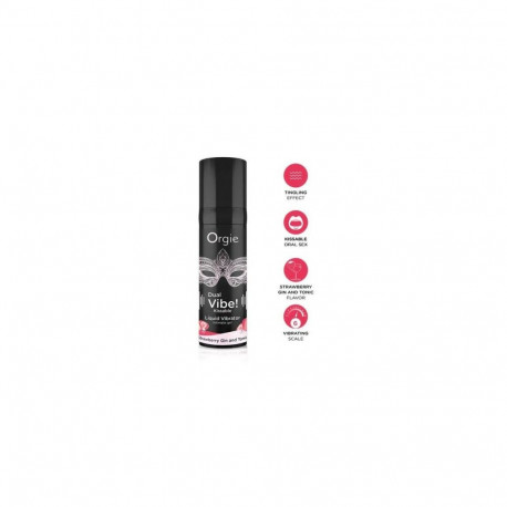 Lubricant Orgie 15 ml Strawberry Vibrator