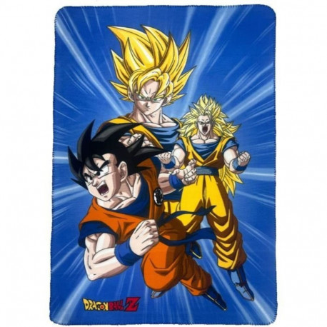 Blanket Dragon Ball Multicolour animals
