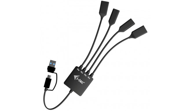 USB Hub i-Tec CACBLHUB2A2C Black