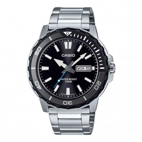 Men's Watch Casio DIVER 100M - BLACK (Ø 44,5 mm)