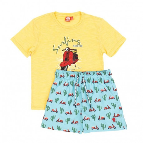 Children's Sports Outfit Go & Win Fortra Yellow 2 Pieces - 8 Years