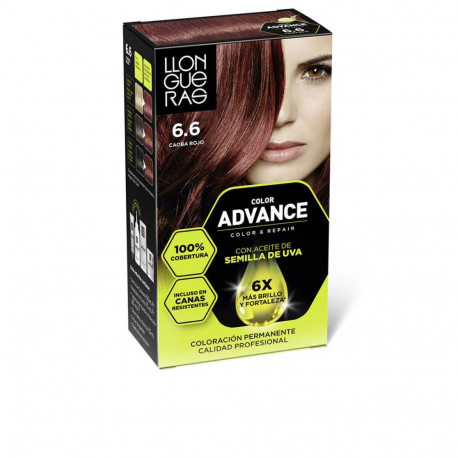 Permanent Colour Llongueras COLOR ADVANCE Nº 6,6-Caoba Rojo Intenso