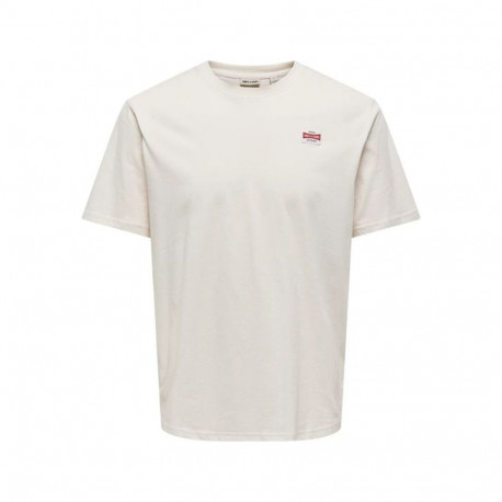 Lühikeste varrukatega T-särk, meeste Only & Sons Onsdawson Reg Valge