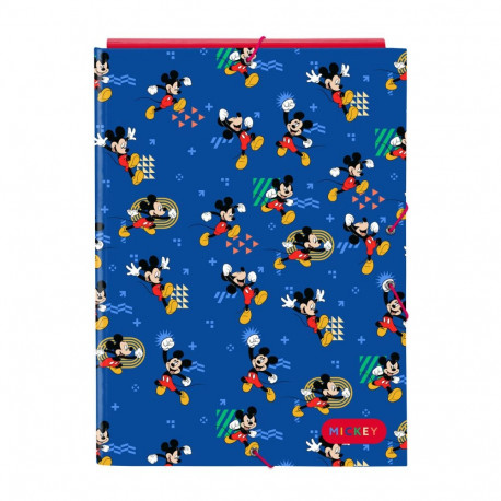Ring binder Mickey Mouse Clubhouse Today Blue A4 26 x 33.5 x 2.5 cm