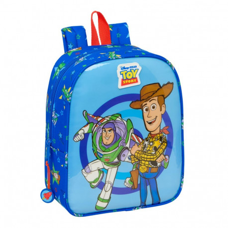 School Bag Toy Story Good vibes Blue 22 x 27 x 10 cm