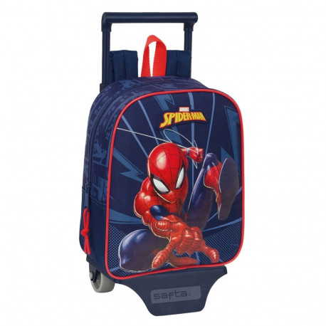 Kooliseljakott Spider-Man Sinine 22 x 27 x 10 cm