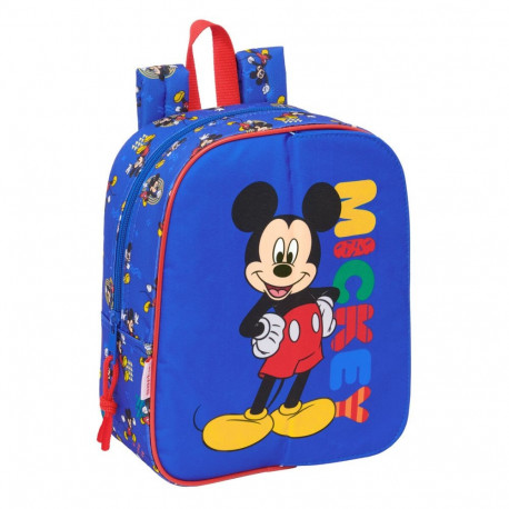 School Bag Mickey Mouse Clubhouse Today Blue 22 x 27 x 10 cm