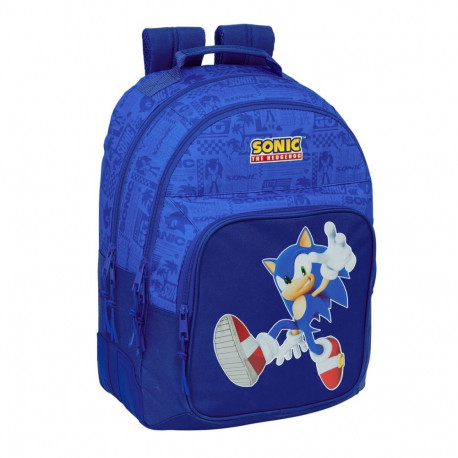 School Bag Sonic Blue 32 x 42 x 15 cm