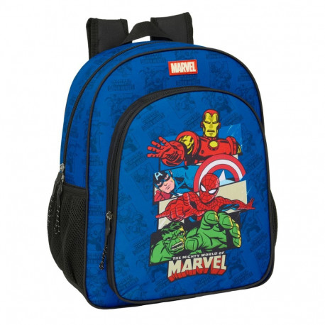 Kooliseljakott The Avengers Sinine Must 32 x 38 x 12 cm