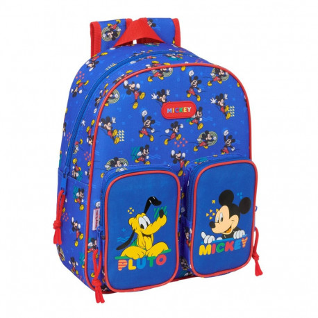 Kooliseljakott Mickey Mouse Clubhouse Today Sinine 28 x 34 x 10 cm