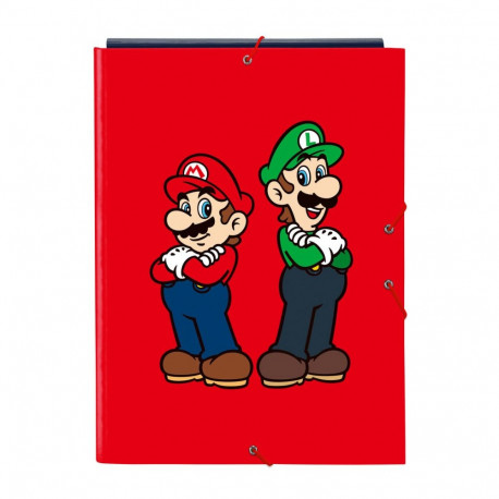 Rõngaskiirköitja Super Mario Mamma mia Punane Meresinine A4 26 x 33.5 x 2.5 cm
