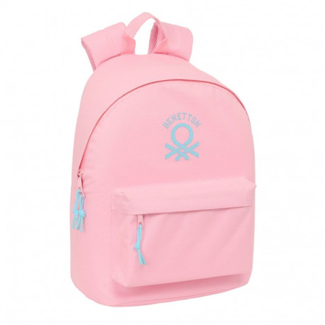 School Bag Benetton benetton basics Pink 31 x 41 x 16 cm